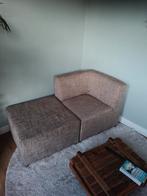 Bankdeel en poef, gratis!, Huis en Inrichting, Ophalen, Stof