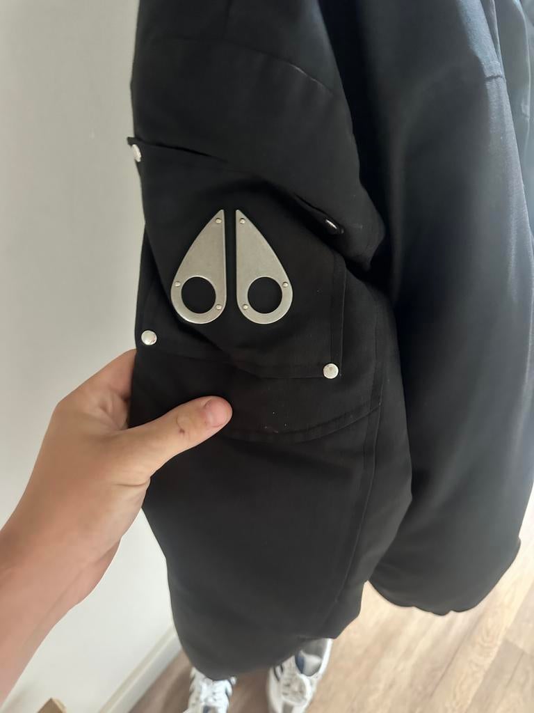 Moose Knuckles Bomber Jas, Ophalen of Verzenden, Gedragen, Maat 48/50 (M), Zwart