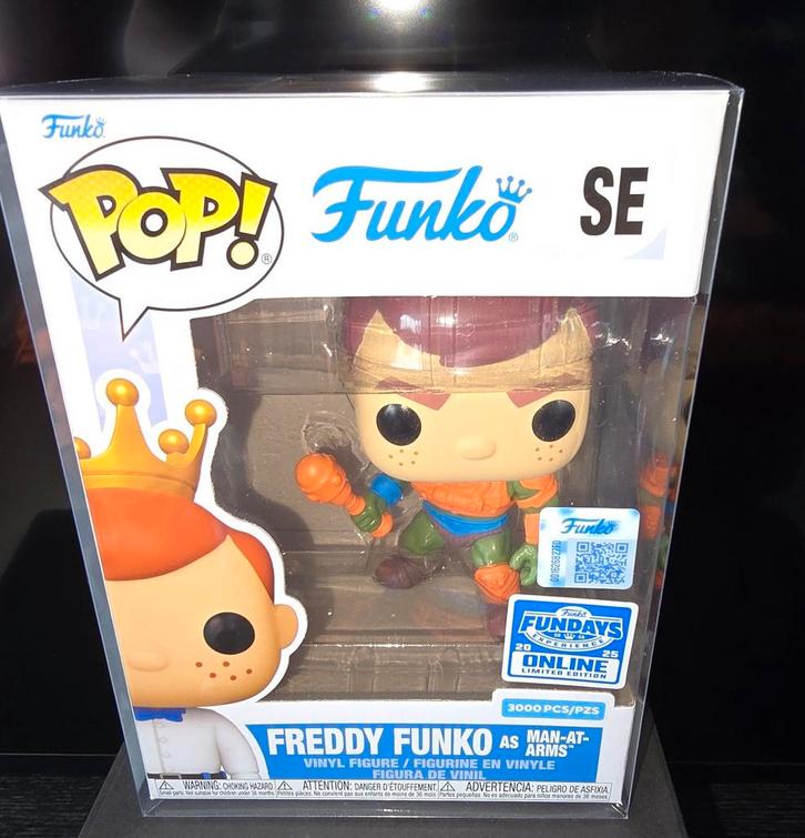 Funko Pop! Freddy Funko as Man At Arms (Fundays) Ltd 3000pcs, Verzamelen, Poppetjes en Figuurtjes, Nieuw, Ophalen of Verzenden