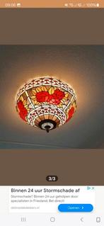 Hele mooie Tiffany plafonnière, Huis en Inrichting, Lampen | Plafondlampen, Ophalen, Zo goed als nieuw