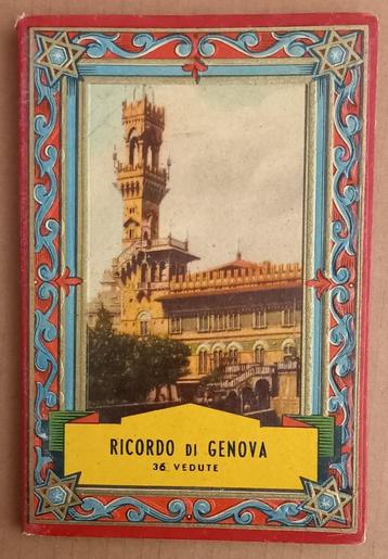11583 Ricordo di Genova 36 Vedute Leporello Genua Italië beschikbaar voor biedingen