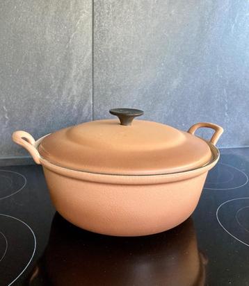 Le Creuset France: grote braadpan, gietijzer, bruin, 28 cm. beschikbaar voor biedingen