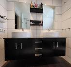 Goed onderhouden badkamermeubel Wenge / zwart, Huis en Inrichting, Minder dan 100 cm, 25 tot 50 cm, 100 tot 150 cm, Gebruikt