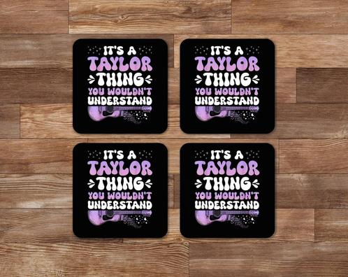Taylor Swift onderzetters, Huis en Inrichting, Woonaccessoires | Onderzetters, Nieuw, Glas of Kopje, Verzenden