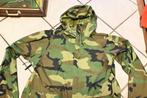 US army regenjack woodland camouflage jas regenjas parka, Amerika, Ophalen of Verzenden, Landmacht, Kleding of Schoenen