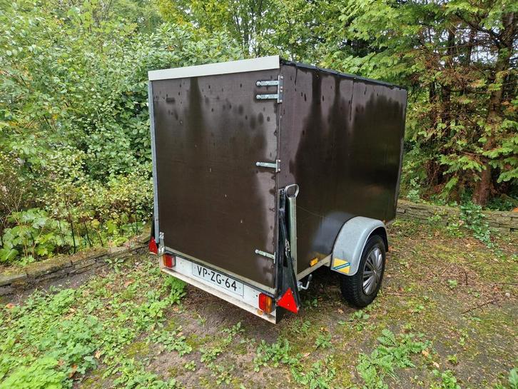 Aanhanger enkelasser met huif, Auto diversen, Aanhangers en Bagagewagens, Ophalen of Verzenden