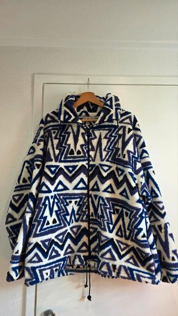 Vintage fleece vest booga maat m beschikbaar voor biedingen