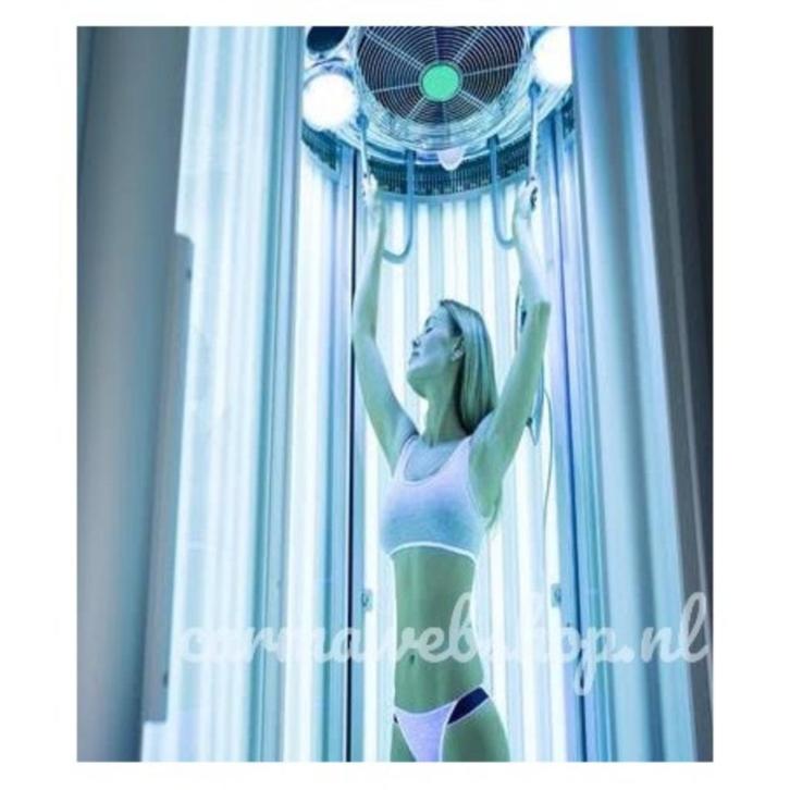 zonnebank professional, Witgoed en Apparatuur, Zonnebanken en Gezichtsbruiners, Gebruikt, Zonnebank dubbelzijdig, 15 lampen of meer