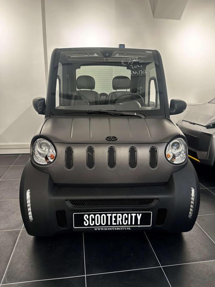 Move Citycar 2021 Brom Elektrisch Grijs Mat, Fietsen en Brommers, Brommers | Overige merken, Gebruikt, Maximaal 45 km/u