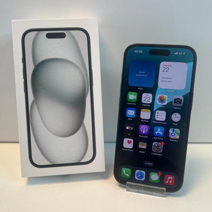 Apple iPhone 15 128GB Zwart | 88% | Nette staat!, Telecommunicatie, Mobiele telefoons | Apple iPhone, Zo goed als nieuw