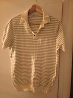 Zara gestreept shirt - maat S, Kleding | Heren, Polo's, Ophalen of Verzenden, Zo goed als nieuw, Beige, Zara