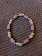 Purple braclet, Sieraden, Tassen en Uiterlijk, Armbanden, Paars, Ophalen of Verzenden, Zo goed als nieuw, Elastiek