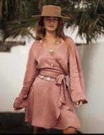 Moost wanted Zaphira balloon sleeve dress old rose S, Kleding | Dames, Jurken, Verzenden, Nieuw, Roze, Maat 36 (S)