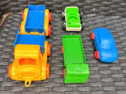 Wader Speelgoed Auto's - Set van 5 Kunststof Voertuigen, Kinderen en Baby's, Speelgoed | Speelgoedvoertuigen, Gebruikt, Ophalen of Verzenden