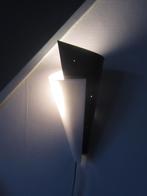 Vintage Hoffman Lederer lucite wandlamp, Huis en Inrichting, Lampen | Wandlampen, Kunststof, Gebruikt, Ophalen of Verzenden