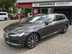 Volvo V90 2.0 B4 Inscription 1e Eign Dealer Onderhouden, 15 km/l, 4 cilinders, 1731 kg, Zilver of Grijs