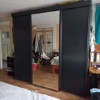 Grote zwarte kledingkast, Ophalen of Verzenden, 50 tot 75 cm, 50 tot 100 cm, 200 cm of meer