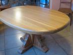 tafel, Huis en Inrichting, Tafels | Eettafels, Ophalen, Gebruikt, 100 tot 150 cm, Eikenhout