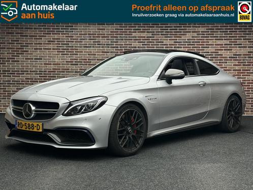 Mercedes-Benz C-klasse Coupé AMG 63 S Carbon Pakket Panoram, Auto's, Mercedes-Benz, Bedrijf, Te koop, C-Klasse, 360° camera, ABS