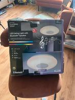 Led plafondlamp met kleuren en bluetooth speaker, Ophalen of Verzenden, Zo goed als nieuw, Metaal of Aluminium, Led