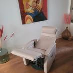 FitForm sta op stoel. Beige/creme, kunstleder in zeer goede, Huis en Inrichting, Fauteuils, Kunststof, Minder dan 75 cm, Ophalen of Verzenden