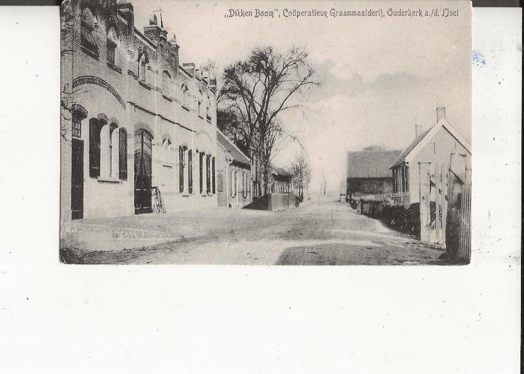 Ouderkerk a/d IJsel Dikken Boom Coop Graanmaalderij, Ophalen of Verzenden, Voor 1920, Ongelopen, Zuid-Holland