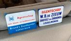 2 emaille reclame bordje , zaadhandel, Ophalen of Verzenden