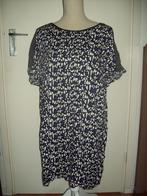 Trendy grafische retro jurk van Miss Etam maat XL 46, Kleding | Dames, Jurken, Verzenden, Zwart, Maat 46/48 (XL) of groter, Zo goed als nieuw