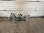 Vintage Metalen Gieters - Set van 3, Tuin en Terras, Gieters, Ophalen, Gebruikt, Metaal