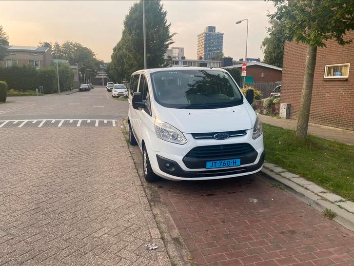 Ford Transit 2.0 D 77KW Kombi 2016 Wit Taxi klaar, Auto's, Ford, Particulier, Transit, ABS, Adaptieve lichten, Airbags, Airconditioning