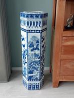 XXL Chinese wit / blauwe keramiek vaas 85 x 25, Antiek en Kunst, Ophalen