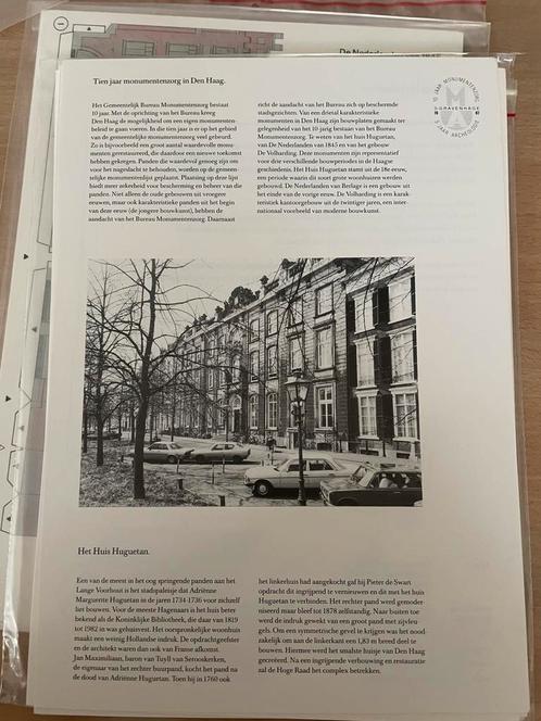 Bouwpakket monumentenzorg Den Haag 28 jaar oud huis Huguetan, Diversen, Papierwaren, Zo goed als nieuw, Ophalen of Verzenden