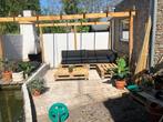 Palletkussens Antraciet - volledige set (3 stuks), Tuin en Terras, Ophalen, Zo goed als nieuw