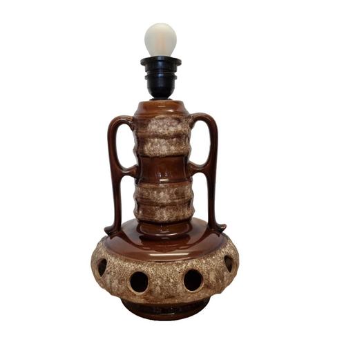 Vintage keramische Lavalamp, Huis en Inrichting, Lampen | Tafellampen, Gebruikt, Minder dan 50 cm, Overige materialen, Ophalen of Verzenden