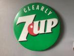 Vintage 7UP reclame bord 40 CM DOORSNEE (geen emaille), Verzamelen, Reclamebord, Gebruikt, Ophalen of Verzenden