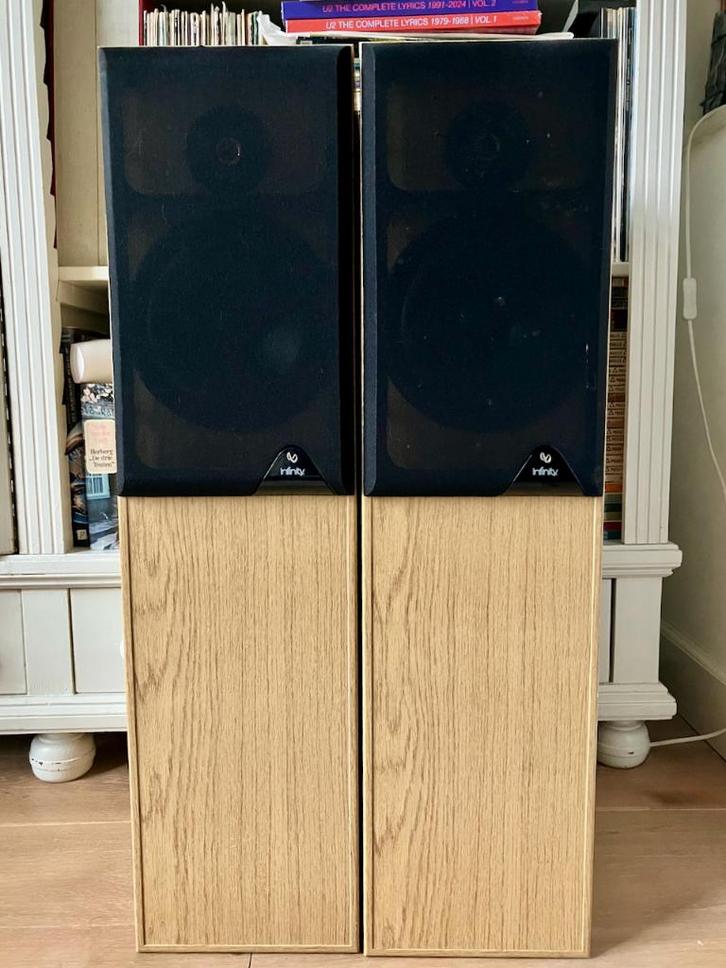 Infinity grondgeluidsprekers 31 MKII  6 ohms, Audio, Tv en Foto, Luidsprekers, Gebruikt, Front, Rear of Stereo speakers, 60 tot 120 watt