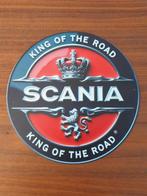 Scania King of the Road bord  20cm, Verzamelen, Verzenden, Nieuw, Auto's