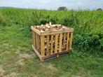 Ovengedroogd Berken Haardhout, 6 m³ of meer, Ophalen of Verzenden, Berkenhout, Blokken