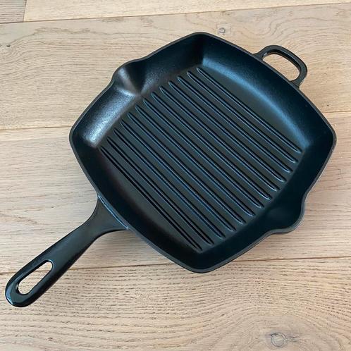 Gietijzer grillpan 13220 Kempen en Vegeer gietijzeren pan 26, Huis en Inrichting, Keuken | Potten en Pannen, Nieuw, Koekenpan of Braadpan