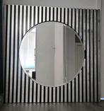 Spiegel 'CUSCO' zwart/zilver 108x110cm, Ophalen of Verzenden, Gebruikt, Rechthoekig