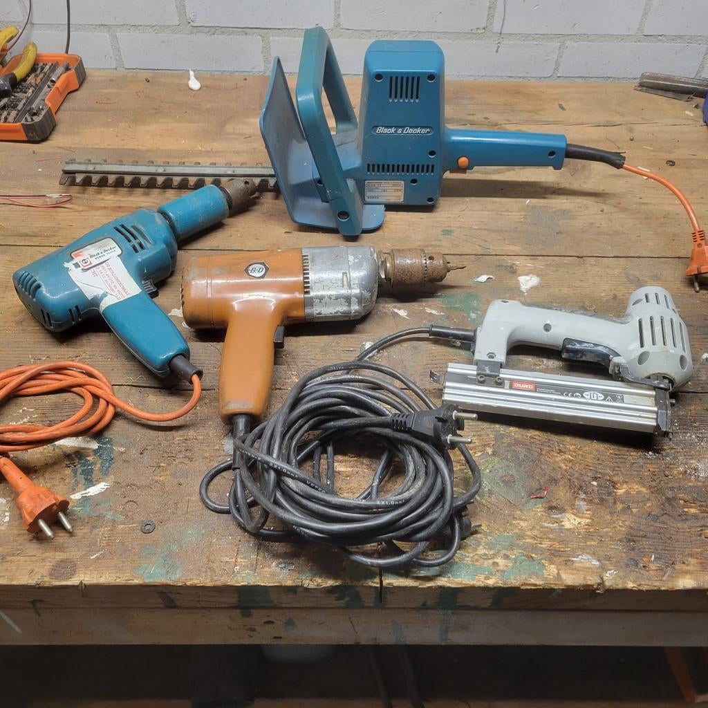 Black & Decker Gereedschap Set 4x Werkend
Prijs: €40 vaste, Ophalen of Verzenden