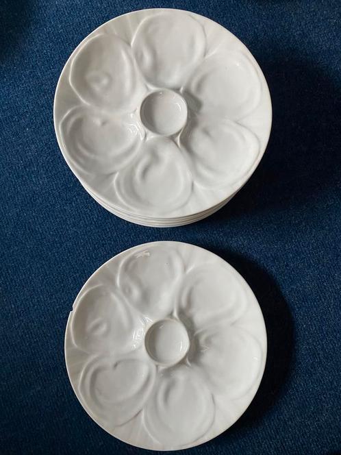 Oesterborden, Huis en Inrichting, Keuken | Servies, Zo goed als nieuw, Bord(en), Overige stijlen, Ophalen