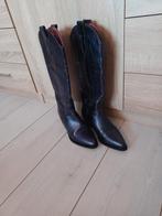 Prachtige Manfield leren laarzen paars metallic, Hoge laarzen, Overige kleuren, Ophalen of Verzenden, Zo goed als nieuw