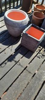 Capi plantenbak, Tuin en Terras, Kunststof, Gebruikt, Tuin, Vierkant