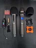 Bluetooth set van 2 Microfoons ideaal voor JBL PARTYBOXEN!!, Muziek en Instrumenten, Nieuw, Ophalen of Verzenden