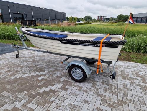 Crescent 410 open sloep roei vis console boot bootje, Watersport en Boten, Vis- en Consoleboten, Zo goed als nieuw, 10 tot 30 pk