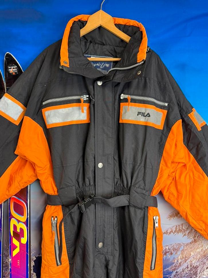 Vintage Fout Skipak van Fila maat 48 / M, Kleding | Heren, Wintersportkleding, Zo goed als nieuw, Pak, Maat 48/50 (M), Ophalen of Verzenden