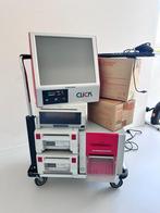 PROF. Mitsubishi fotoprinters set 3 stuks + kiosk + media, Computers en Software, Printers, Ophalen, Gebruikt, Thermo-printer