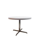Vintage ronde eettafel, jaren 80, Ophalen, Gebruikt, Rond, Metaal