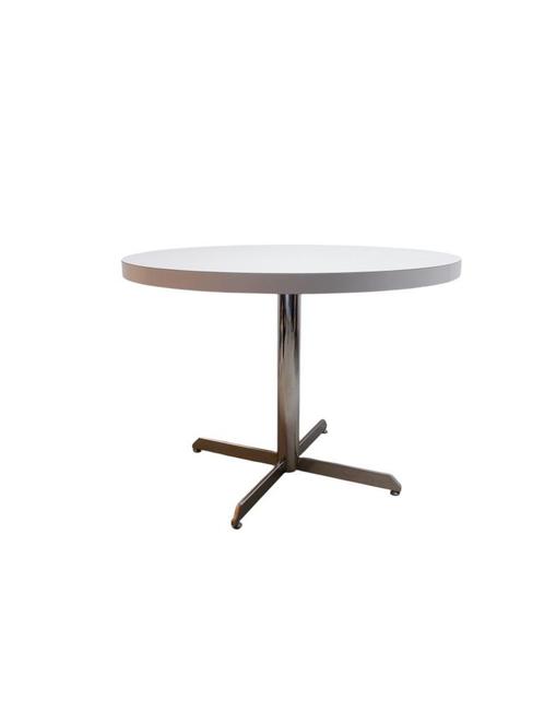 Vintage ronde eettafel, jaren 80, Huis en Inrichting, Tafels | Eettafels, Gebruikt, 100 tot 150 cm, 100 tot 150 cm, Vier personen